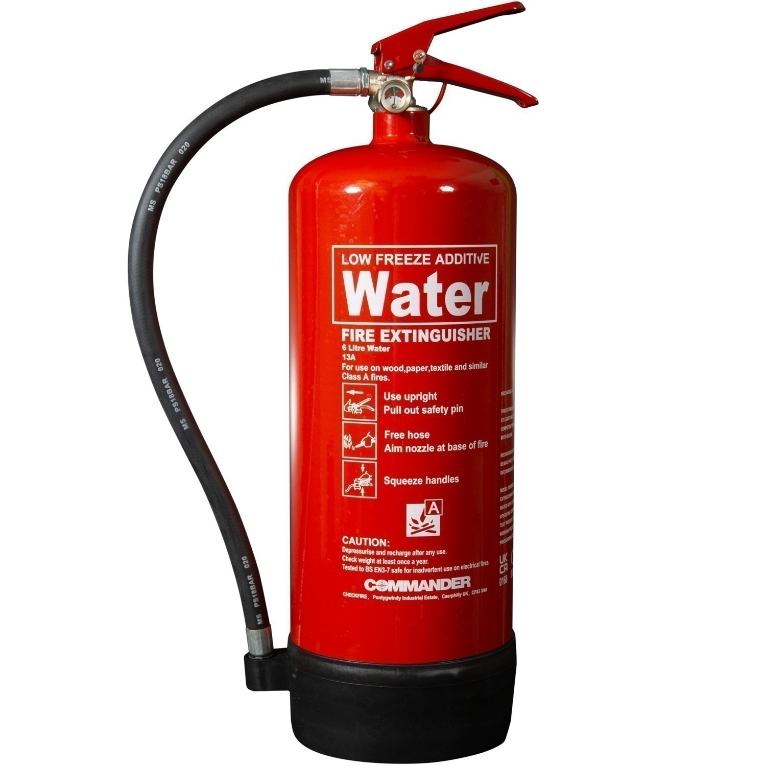 6 Litre Water Extinguisher Antifreeze - Fire Protection Online ...