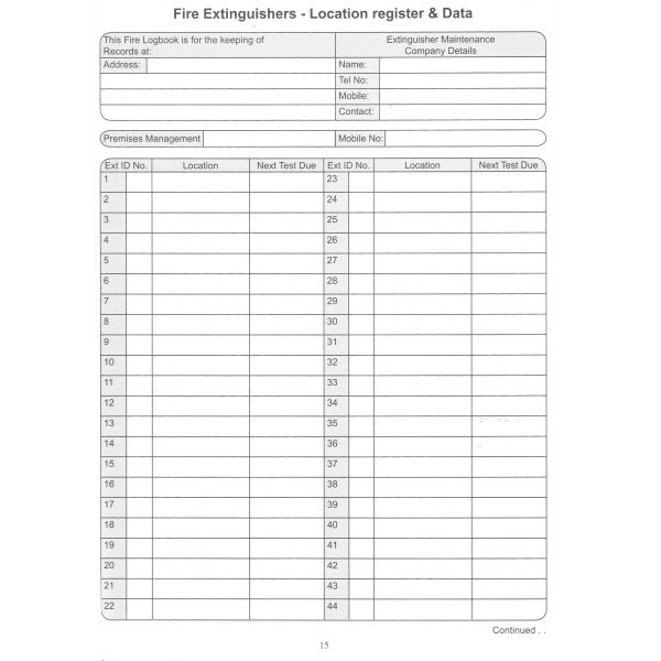 Printable Fire Alarm Log Sheet Template Printable Templates Free